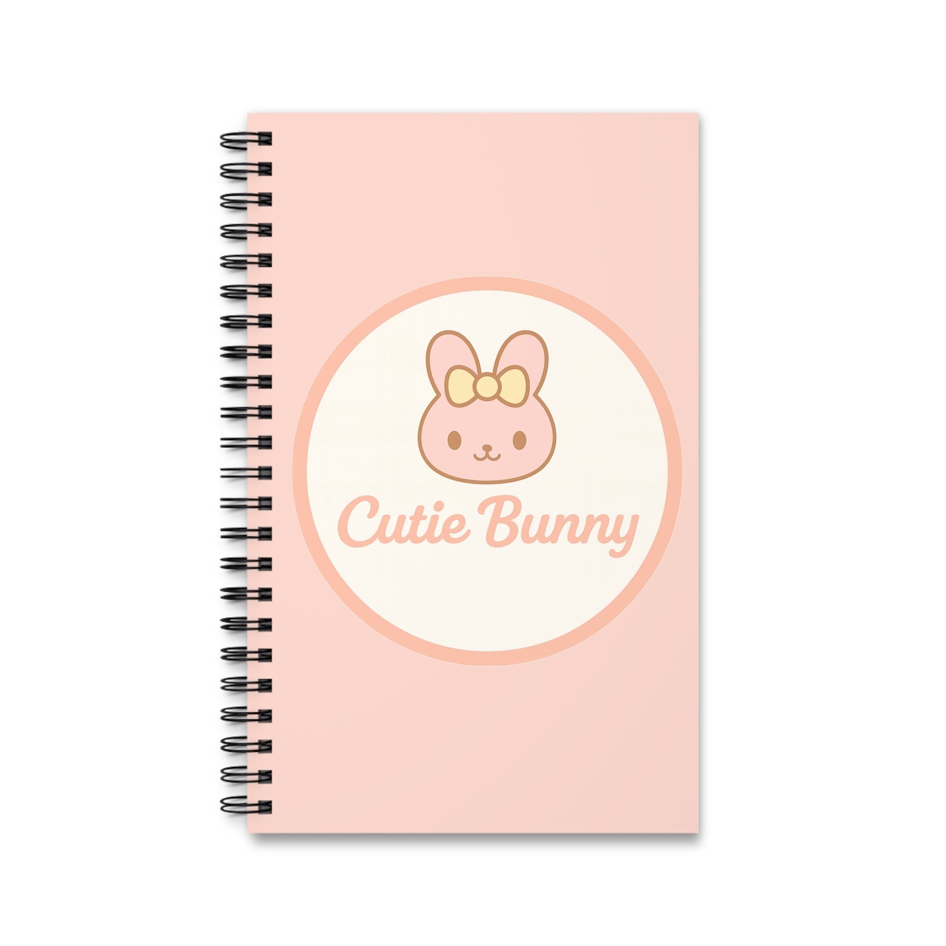 Cutie Bunny Spiral Journal