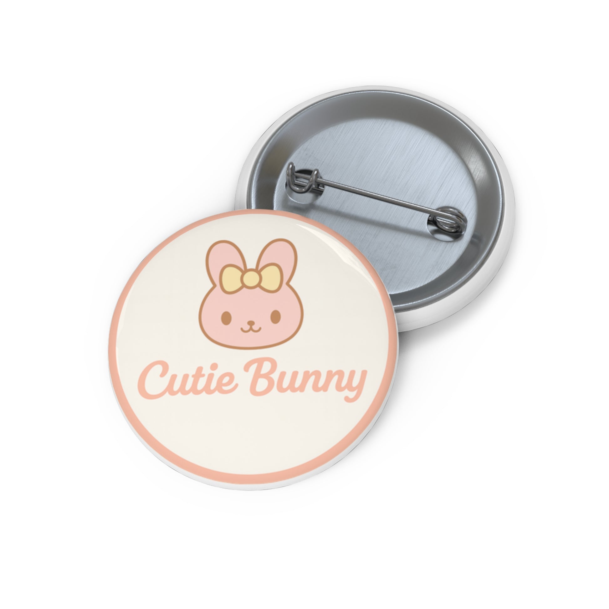 Cutie Bunny Pin Buttons