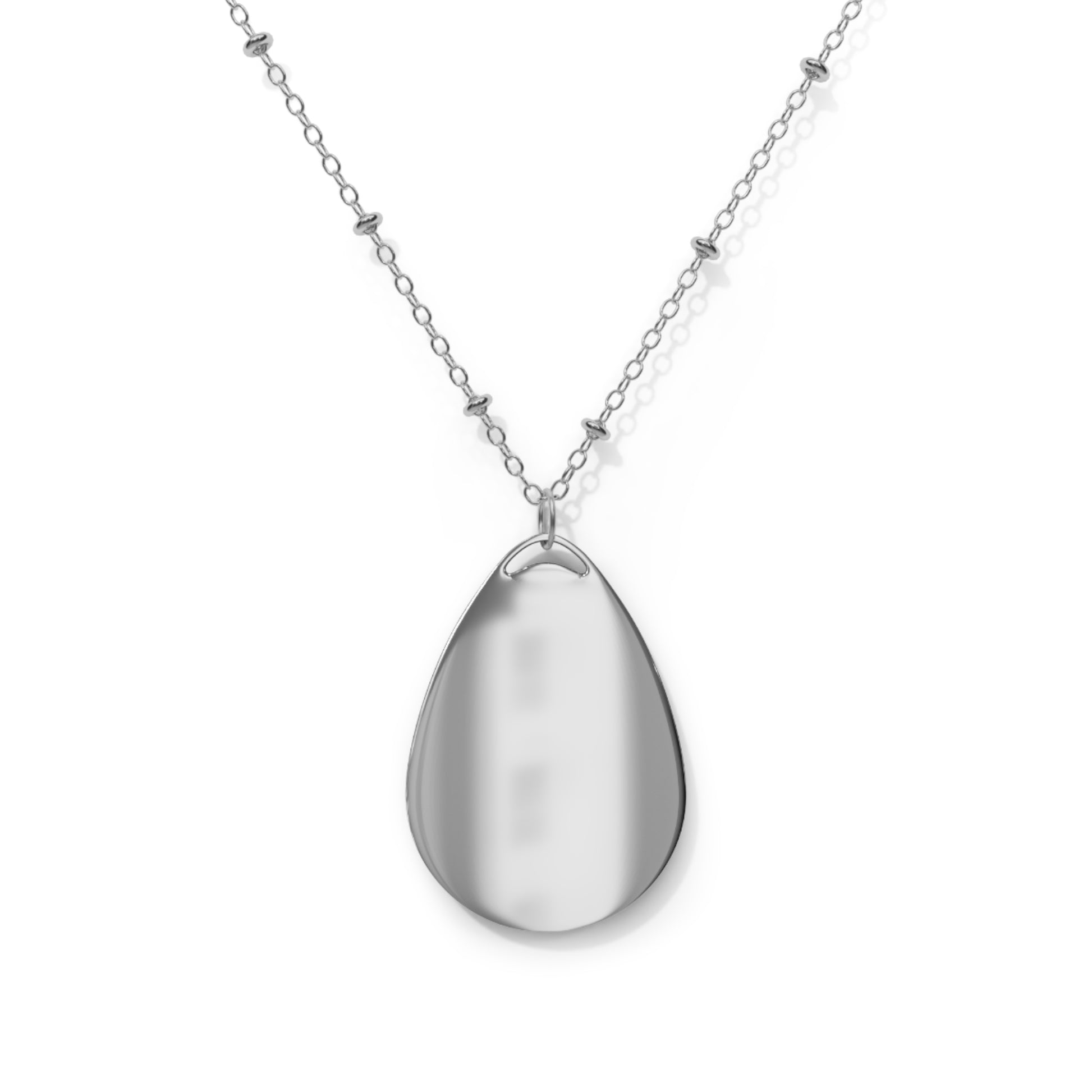 Cutie Bunny Oval Necklace