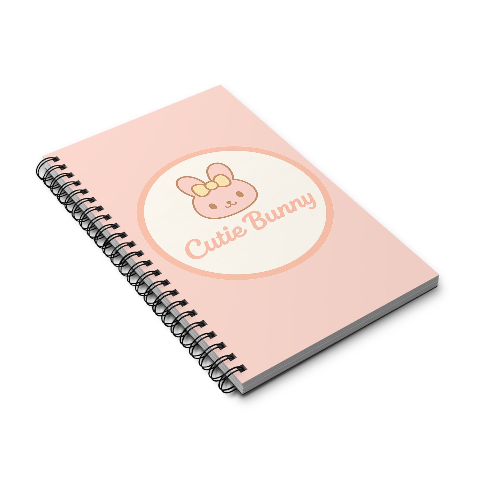 Cutie Bunny Spiral Journal