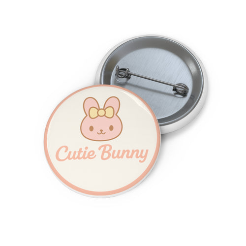 Cutie Bunny Pin Buttons