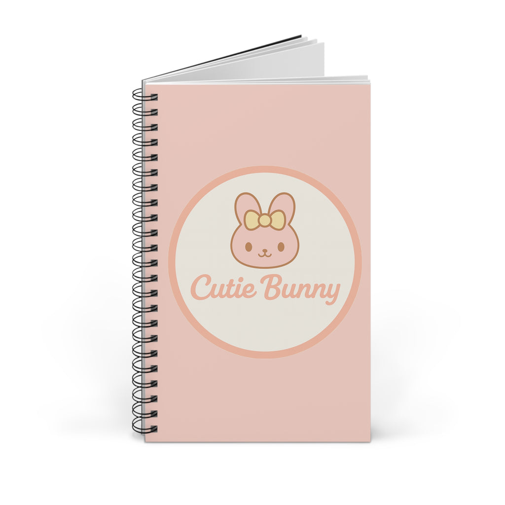Cutie Bunny Spiral Journal